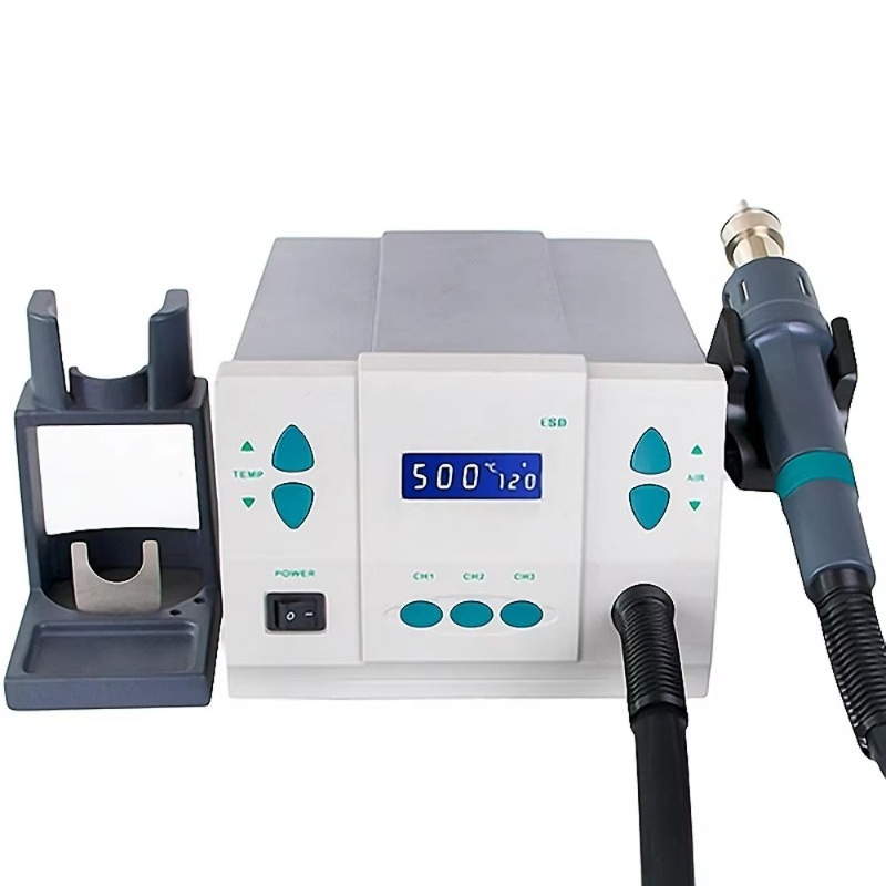 Hot Air Rework Station 861Dw - 861DW Asli 1000W 220/110V, alat pemanas