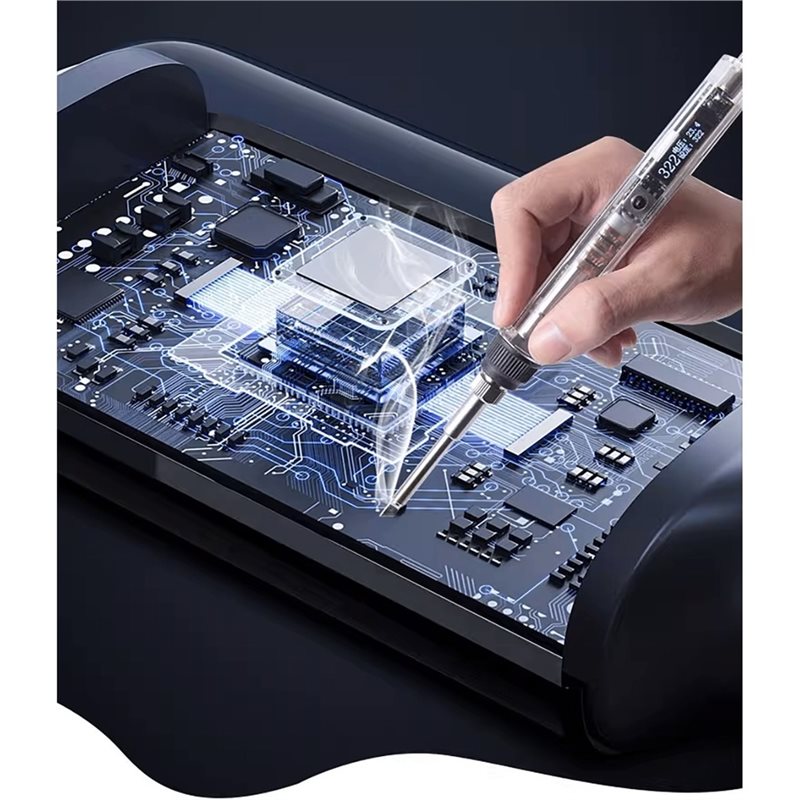 AB41-T12 OLED Mini Alat Solder - T12 Soldering Station Oled ulasan dan harga