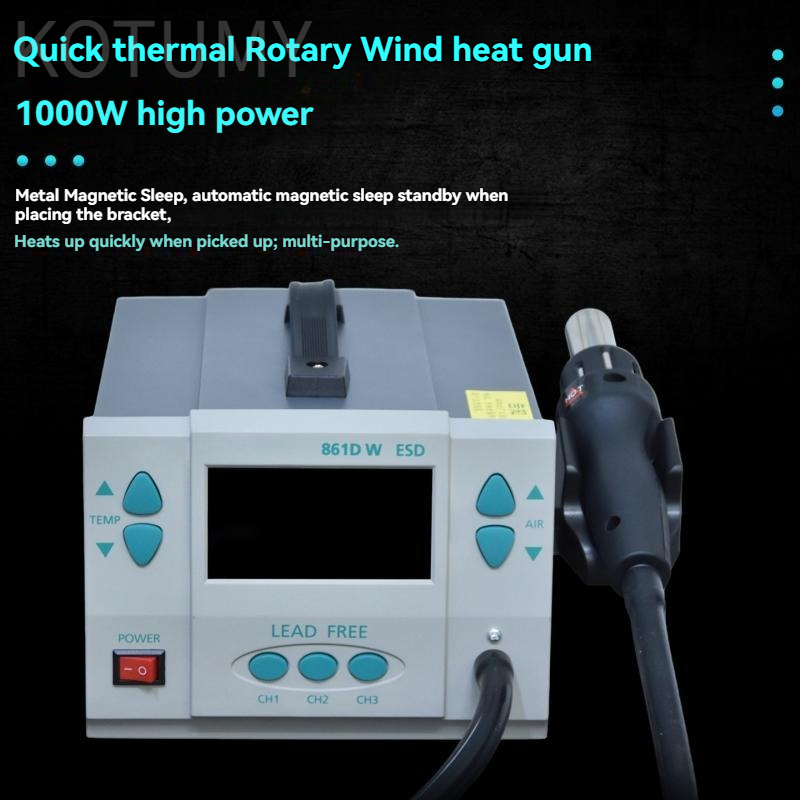 Stasiun Pengerjaan Ulang denga - Hot Air Rework Station 861Dw ulasan dan harga